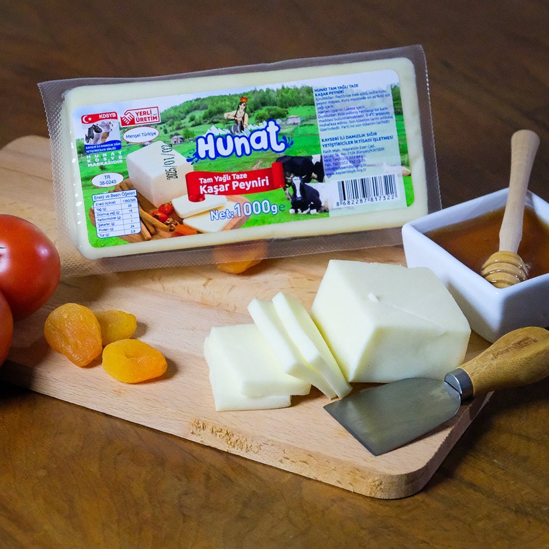 Kaşar Peyniri Tam Yağlı(1000gr)