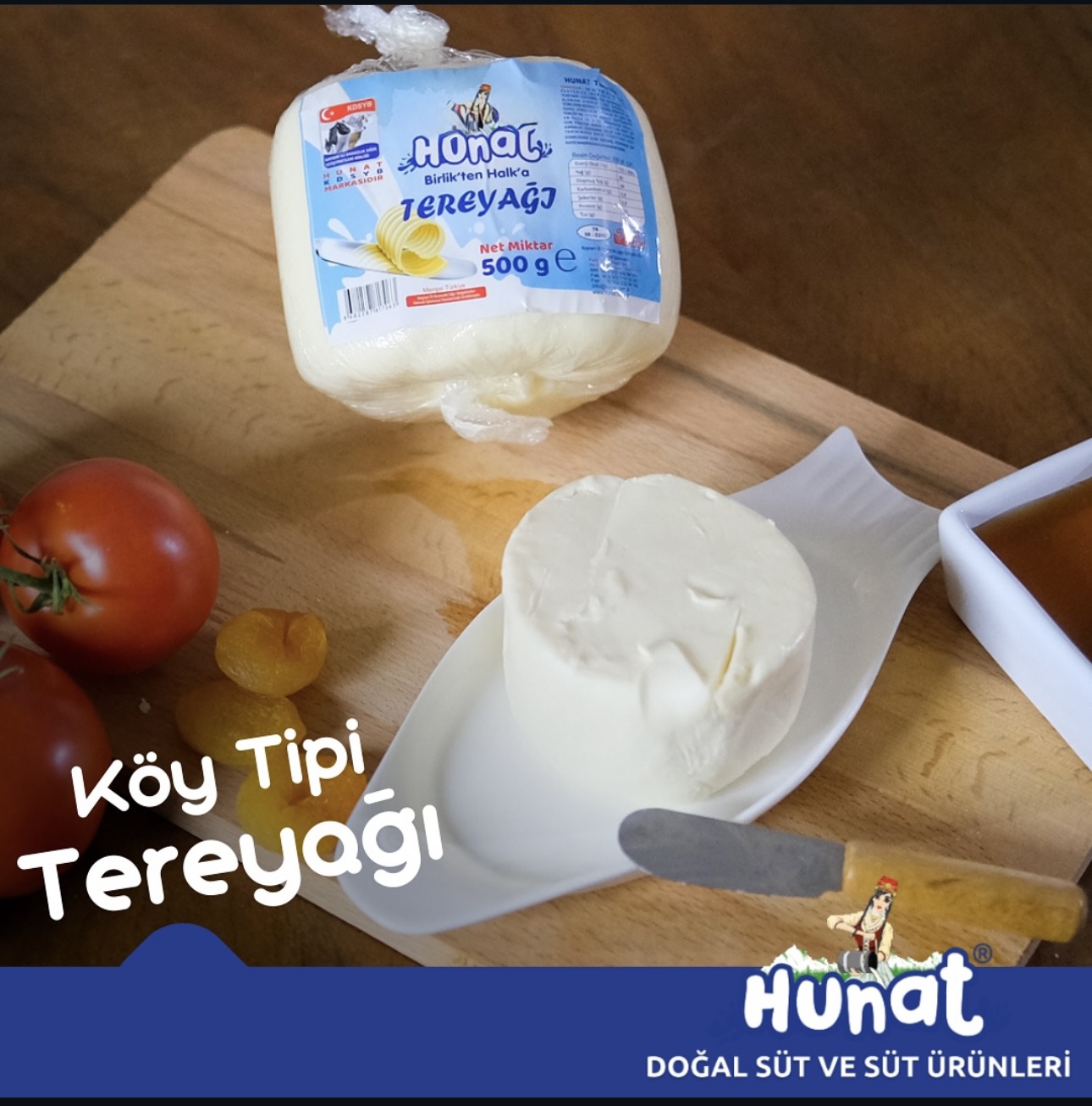 Hunat Köy Tipi Tereyağ 500 g